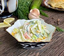Салат с крабовыми палочками