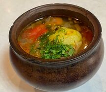 Куза Шурпа (в горшочке )