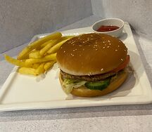 Бургер сырная курочка