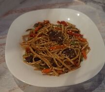Лапша Wok c говядиной