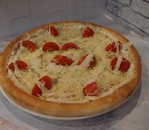 Пицца Цезарь с креветками