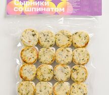 Сырники со шпинатом в упаковке