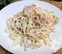 Салат из кальмара