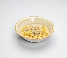 Паста с мясом камчатского краба