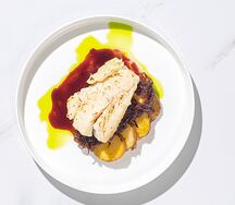 Северная треска с печеным картофелем 