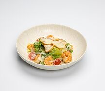 Цезарь с тигровой креветкой