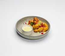 Креветки темпура с соусом васабико