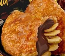 Чебурек с бананом и Нутеллой