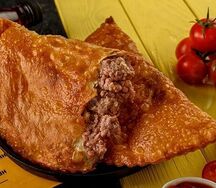 Чебурек с говядиной и свининой
