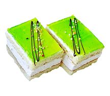 Пирожное Нежность со вкусом дыни