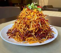 Острый картофель соломкой