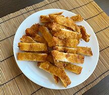 Куриное филе в сухарях
