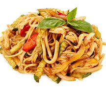 Удон с курицей