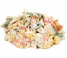 Салат Курица с ананасами