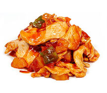 Куриное филе с ананасами