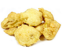 Баклажаны со свининой в кляре