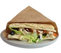 Греческая пита с курицей