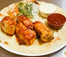 Куриная грудка в беконе
