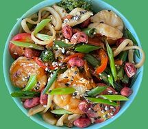 Удон с морепродуктами
