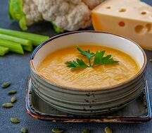 Суп сырный (с овощами)