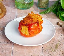 Перец, фаршированный мясом и рисом 