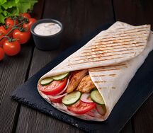 Шаурма с курицей большая