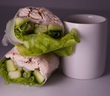 Спринг-ролл с курицей