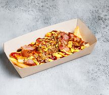 Картофель фри с беконом