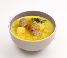 Суп с фрикадельками