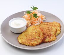 Драники со сметаной