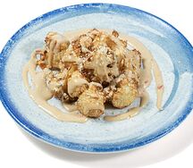 Цветная капуста с кунжутным соусом