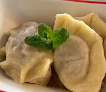 Вареники с клубникой