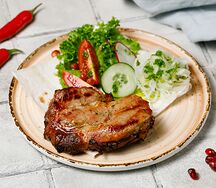 Стейк из свиной шеи