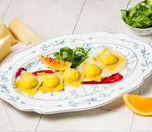 Равиоли с индейкой и апельсином
