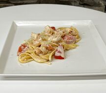 Паста с креветками 