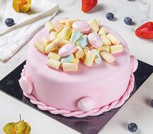 Торт Детский с маршмеллоу и макарони