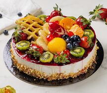Торт Крем-чиз с фруктами