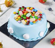 Торт Детский с маршмеллоу и драже