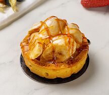 Пирожное Корзинка с бананом