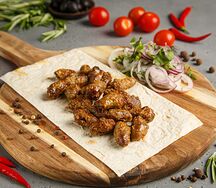 Шашлык из куриных сердечек