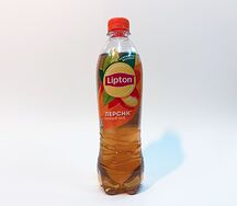 Lipton черный чай Персик