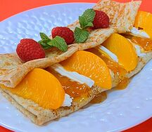 Блин Чизкейк Манго-персик