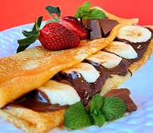 Блин Банан с Нутеллой