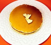 Оладушки со сливочным маслом