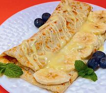 Блин Банан со сгущёнкой