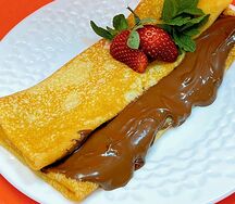 Блин с Нутеллой