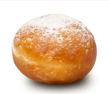 Пончик с шоколадом
