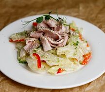 Салат с бужениной