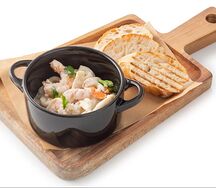 Морепродукты в сливочном соусе