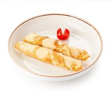 Блинчики с сыром и ветчиной